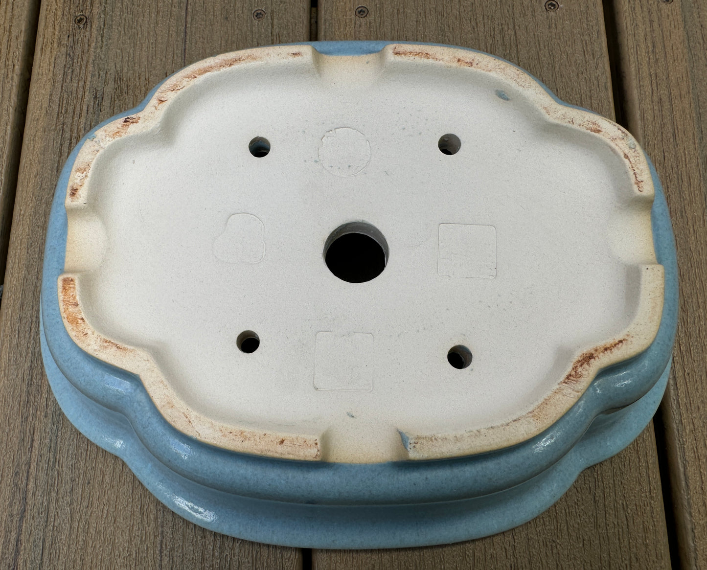 Sky Blue Lotus Pot