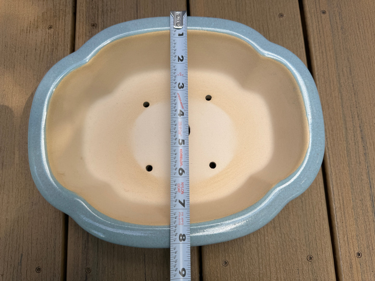 Sky Blue Lotus Pot