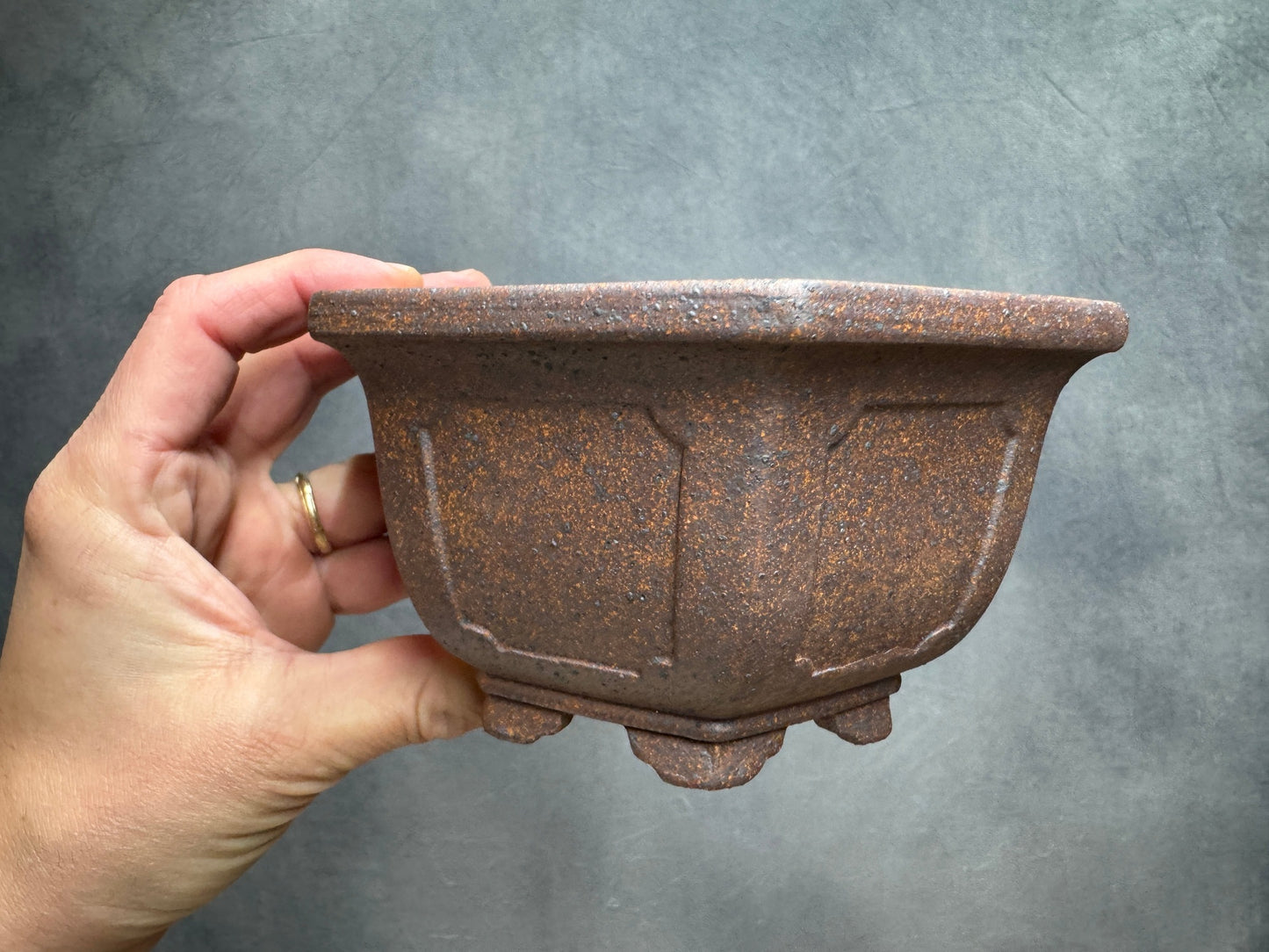 Hexagonal Semi Cascade Pot
