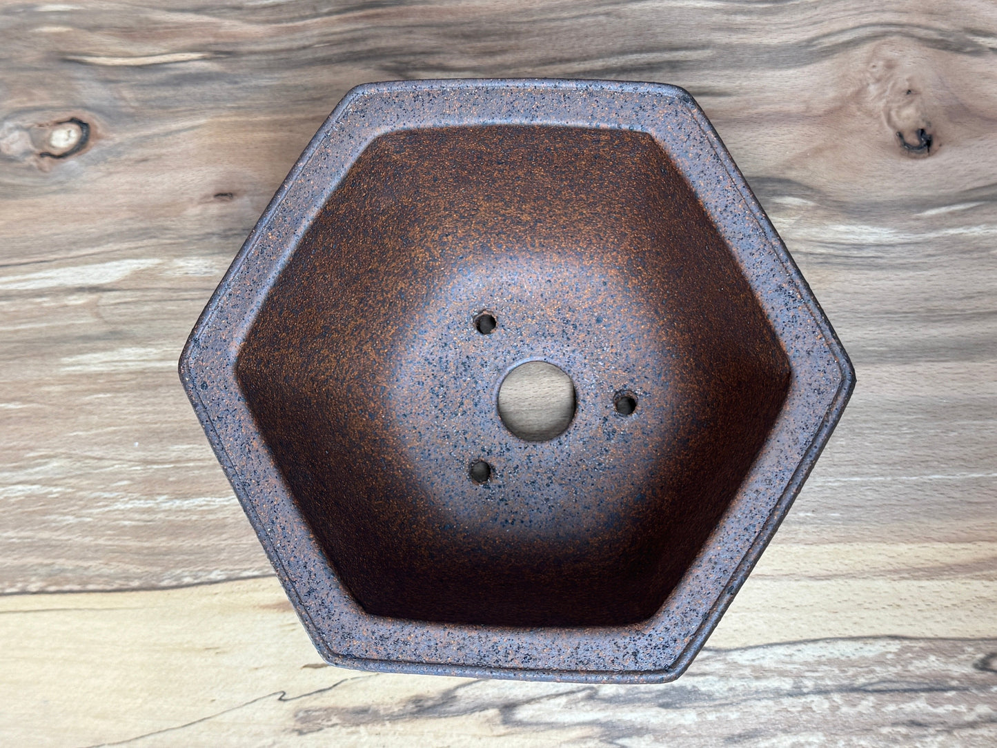 Hexagonal Semi Cascade Pot
