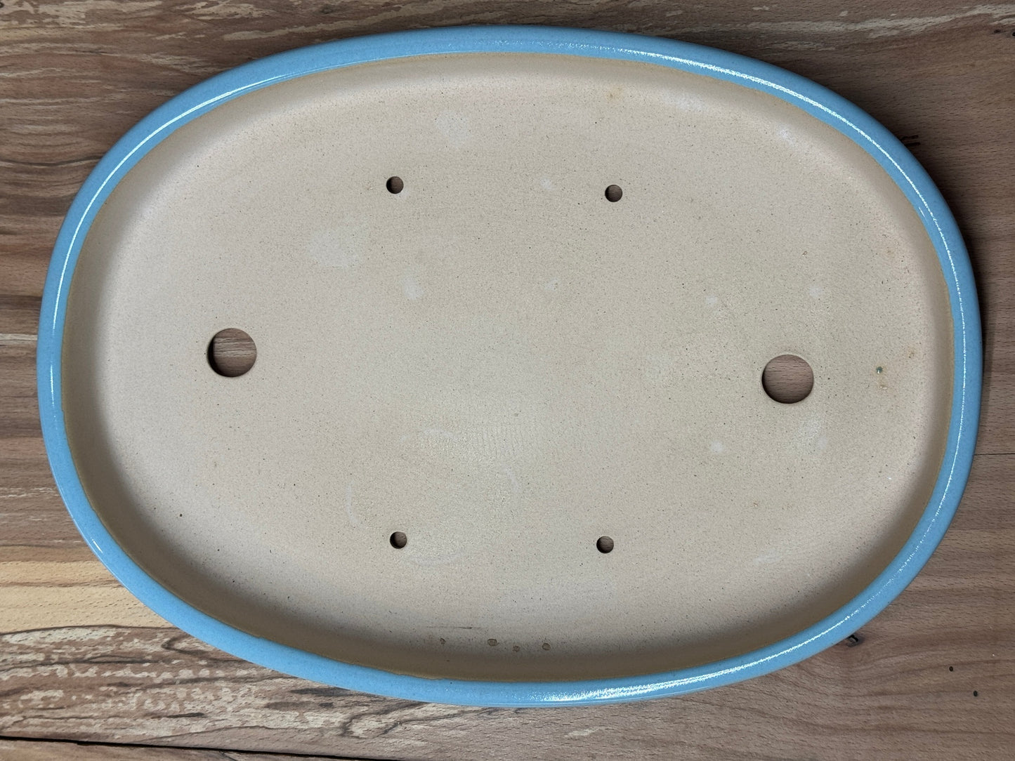 Large Shallow Glazed Oval