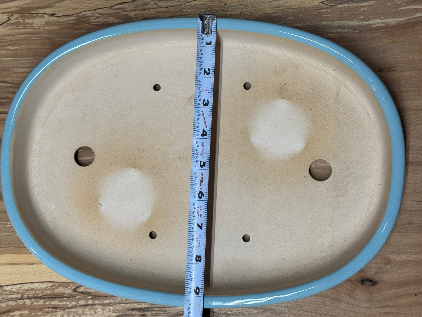 Large Shallow Glazed Oval