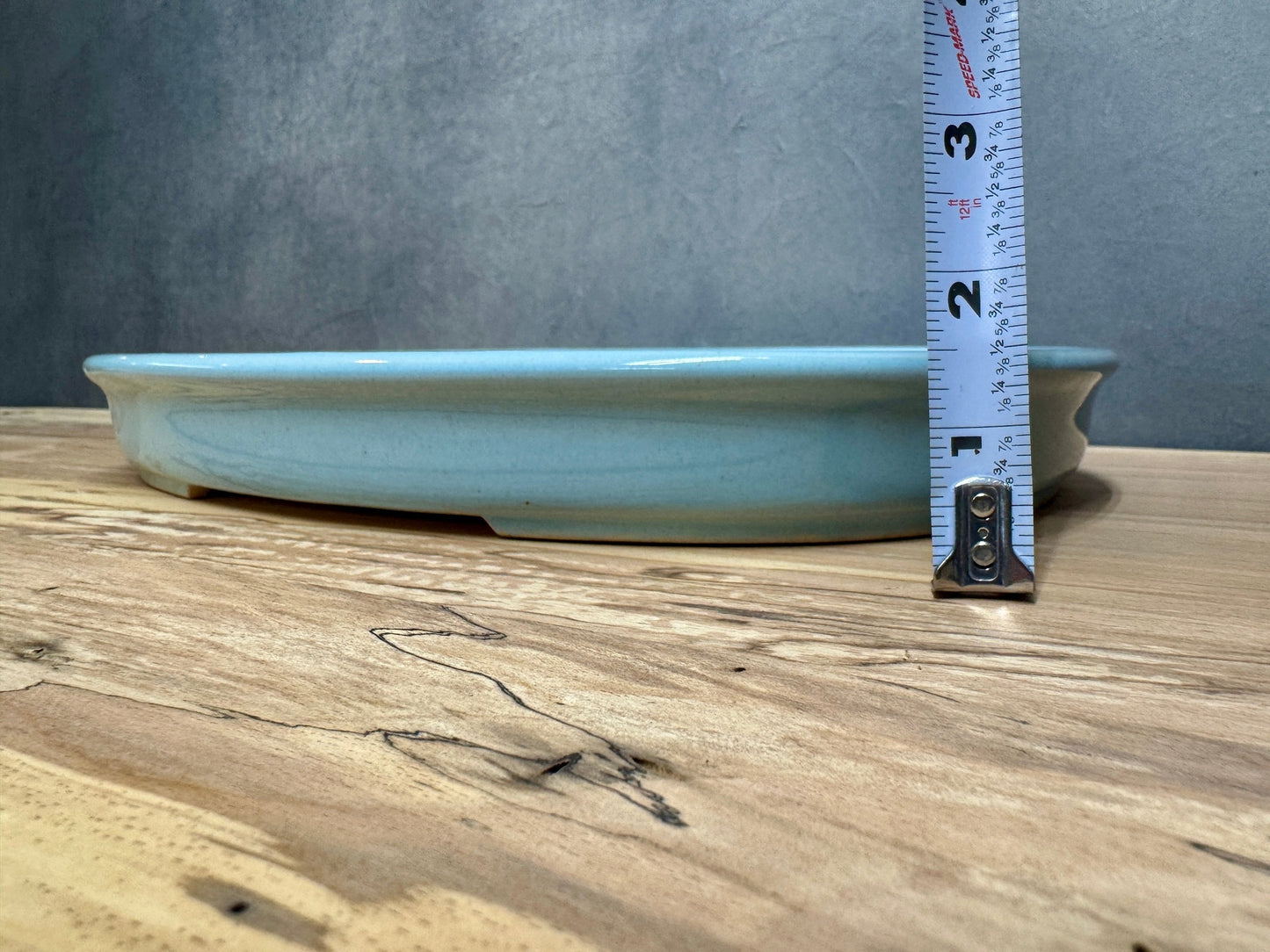 Large Shallow Glazed Oval