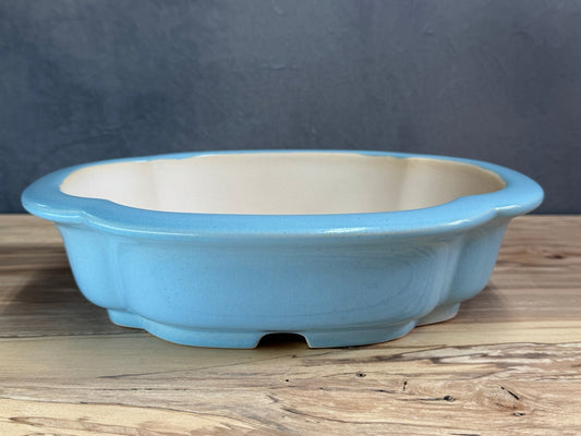 Sky Blue Lotus Pot