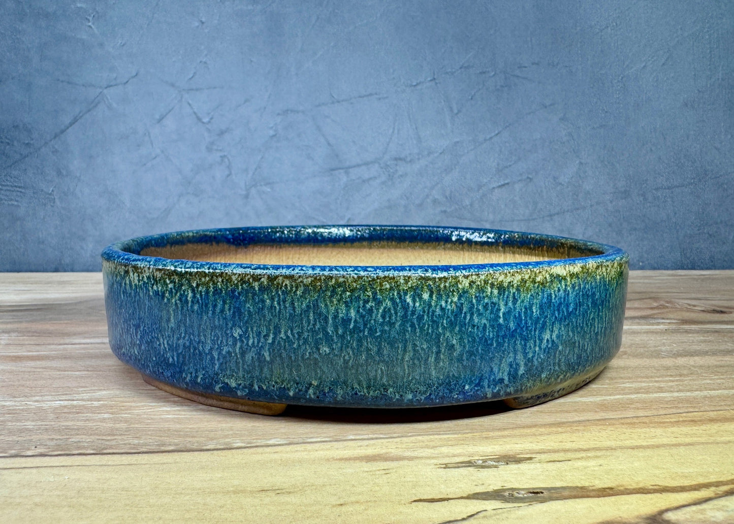 Shallow Multi-Glaze Korean Oval
