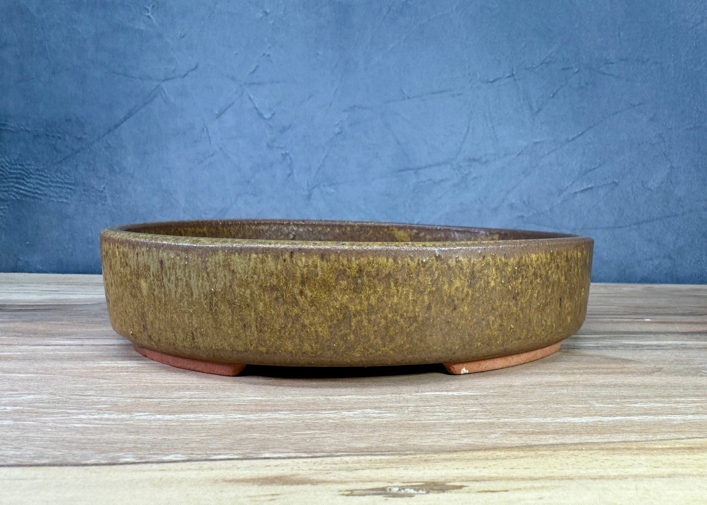 Shallow Multi-Glaze Korean Oval