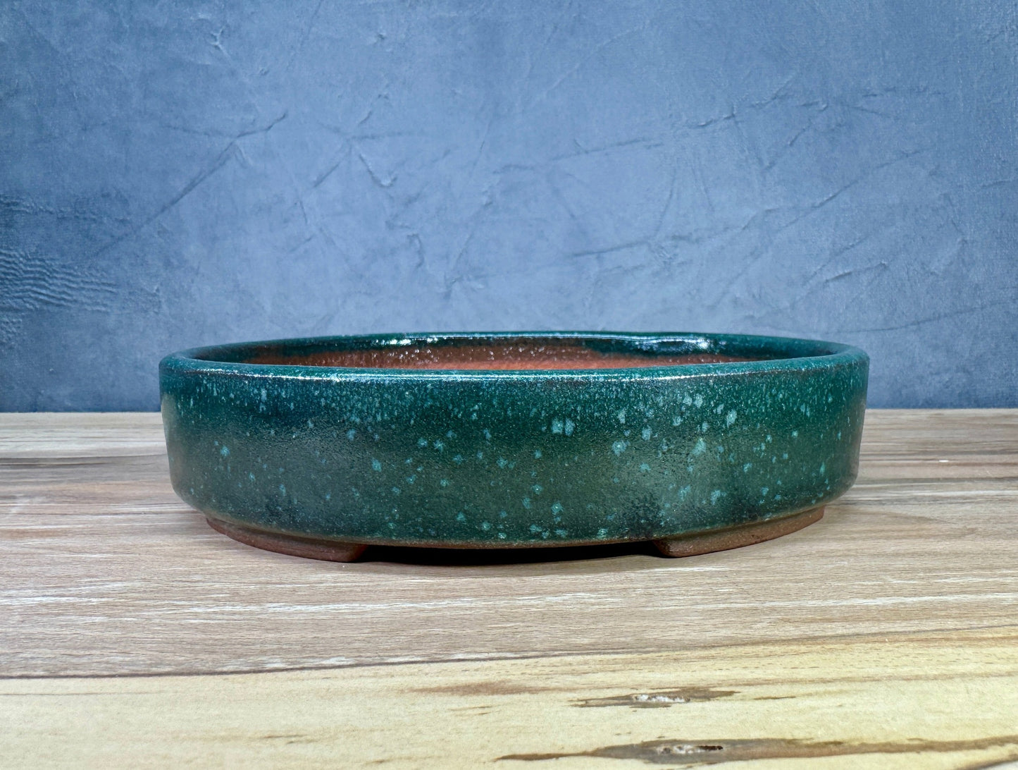 Shallow Multi-Glaze Korean Oval