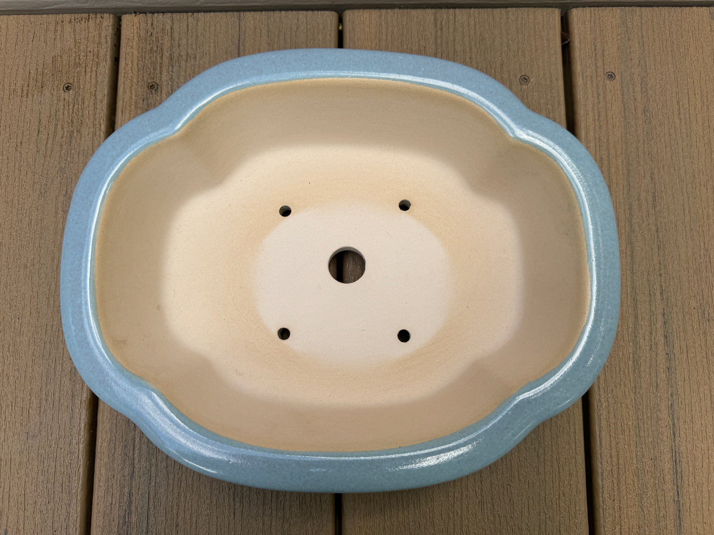 Sky Blue Lotus Pot