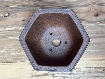 Hexagonal Semi Cascade Pot