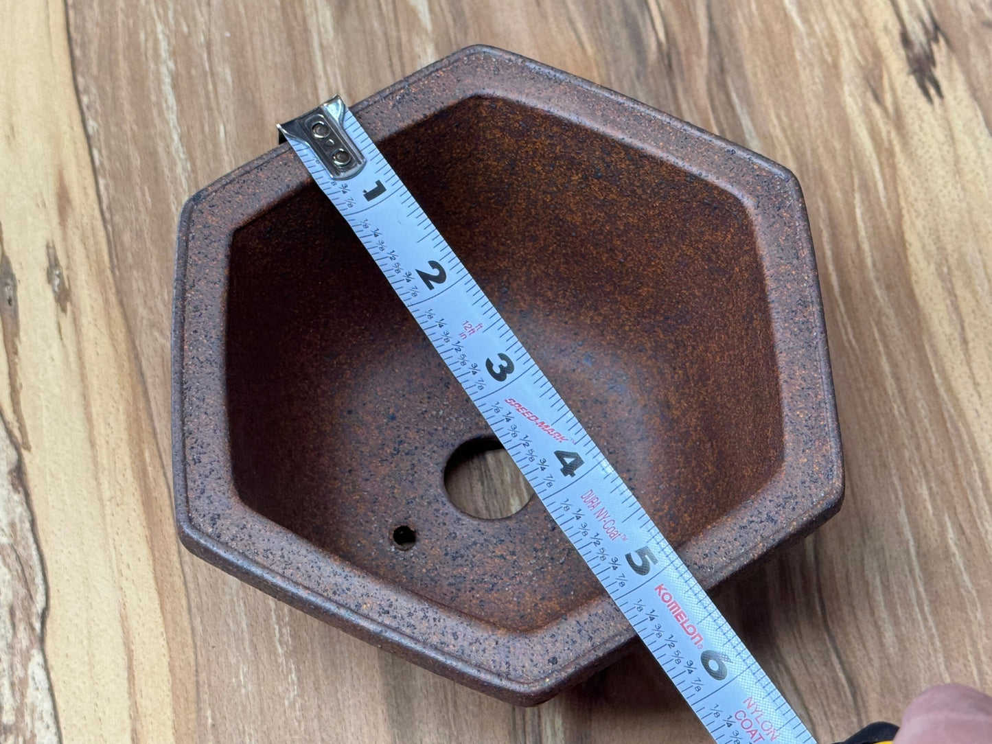 Hexagonal Semi Cascade Pot