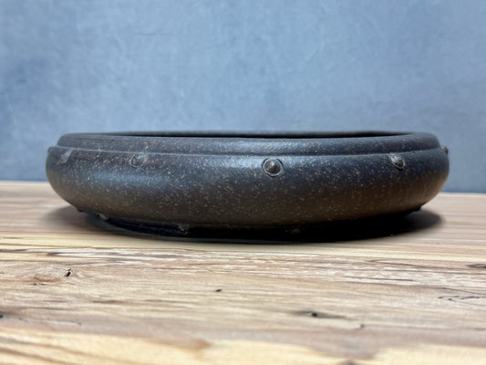 Shallow Riveted Round Pot