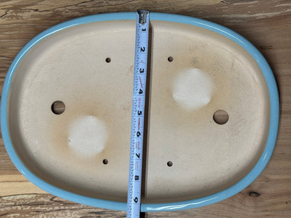 Large Shallow Glazed Oval