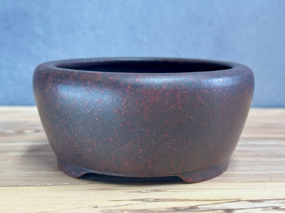Textured Unglazed Round Pot
