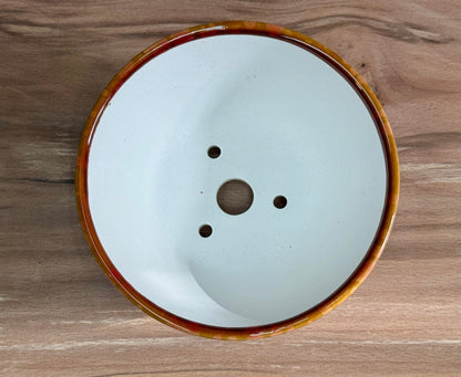 Speckle Glazed Round Pot