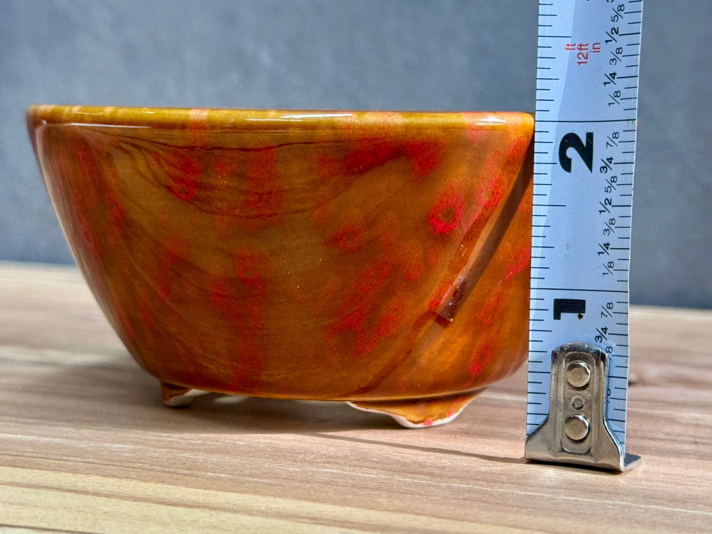 Speckle Glazed Round Pot