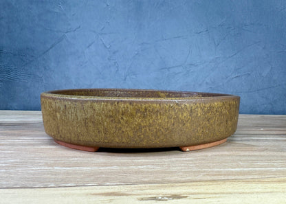 Shallow Multi-Glaze Korean Oval