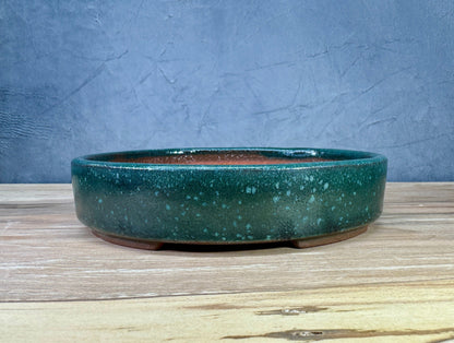 Shallow Multi-Glaze Korean Oval