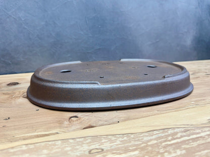 Shallow Unglazed Oval