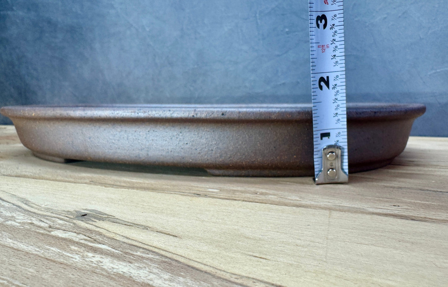 Shallow Unglazed Oval