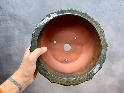 Round Glazed Lotus (2 Sizes)