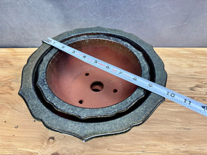 Round Glazed Lotus (2 Sizes)