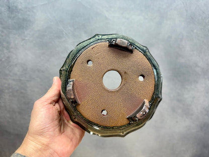 Round Glazed Lotus (2 Sizes)