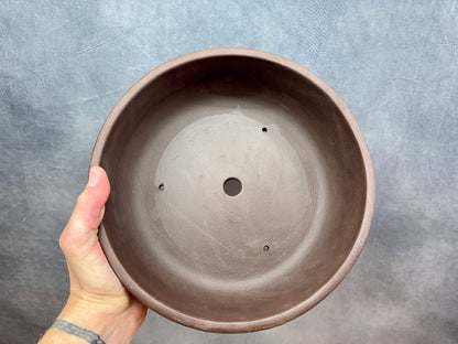 Large Purple Clay Drum