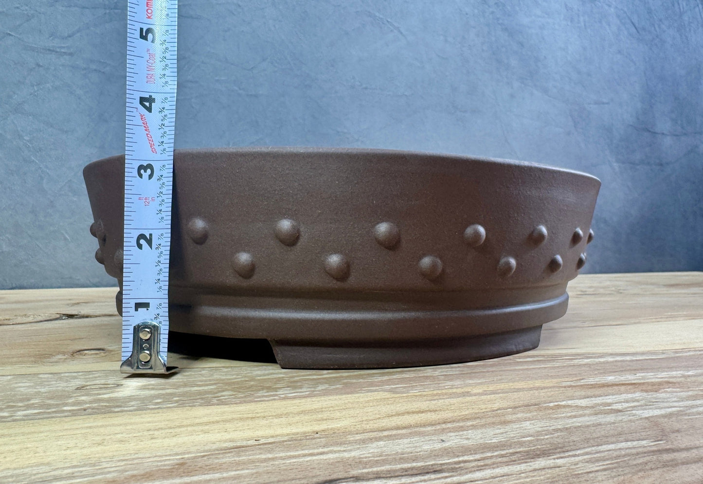 Large Purple Clay Drum