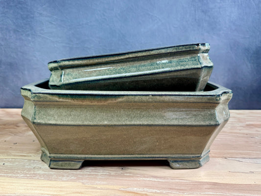 Cut Corner Glazed Rectangle (2 Sizes)