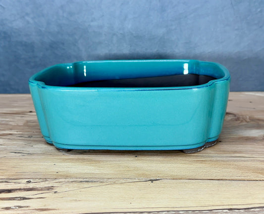 Scalloped Rectangle Japanese Pot