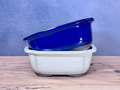 Soft Rectangle Japanese Bonsai Pot
