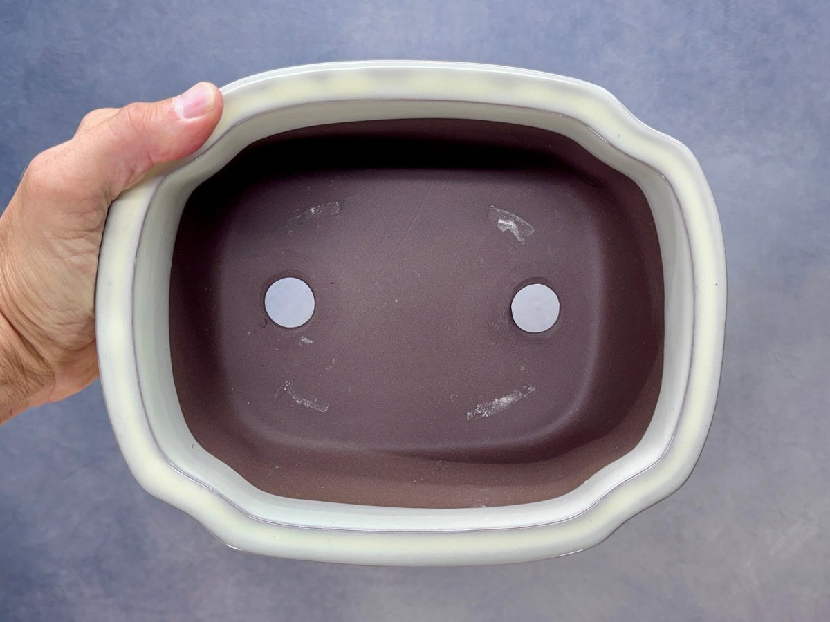 Soft Rectangle Japanese Bonsai Pot