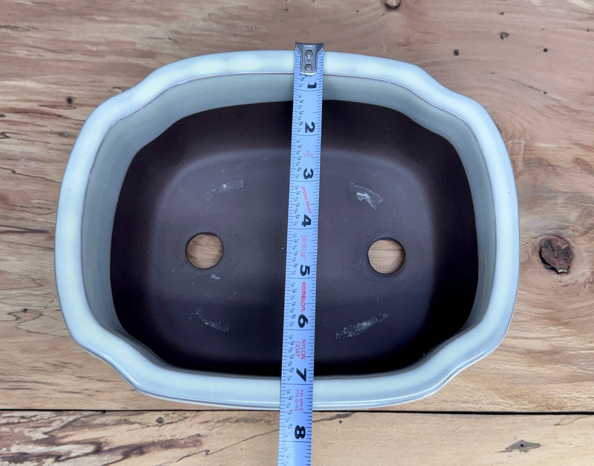 Soft Rectangle Japanese Bonsai Pot